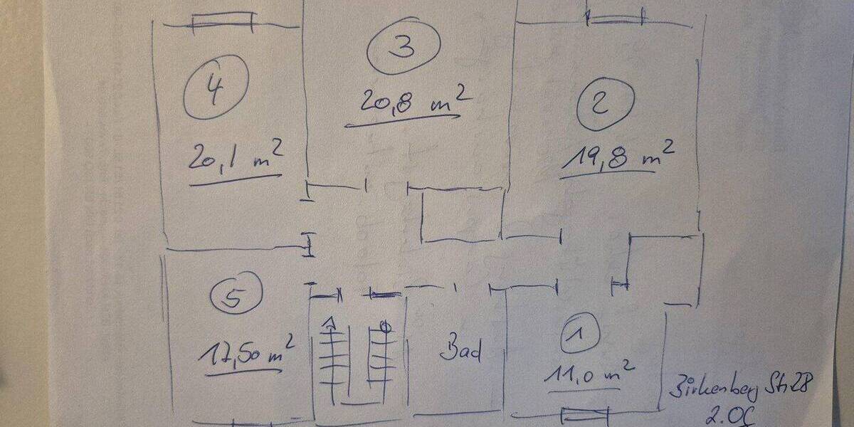 Etagenwohnung Leverkusen Opladen - 5 Zimmer, 105 m&sup2;, 510&euro; | Angebot:26851488