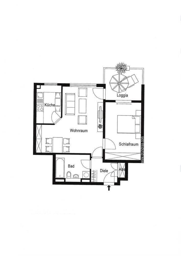 Erdgeschoßwohnung inkl. eigenem Garten in beliebter Wohnlage