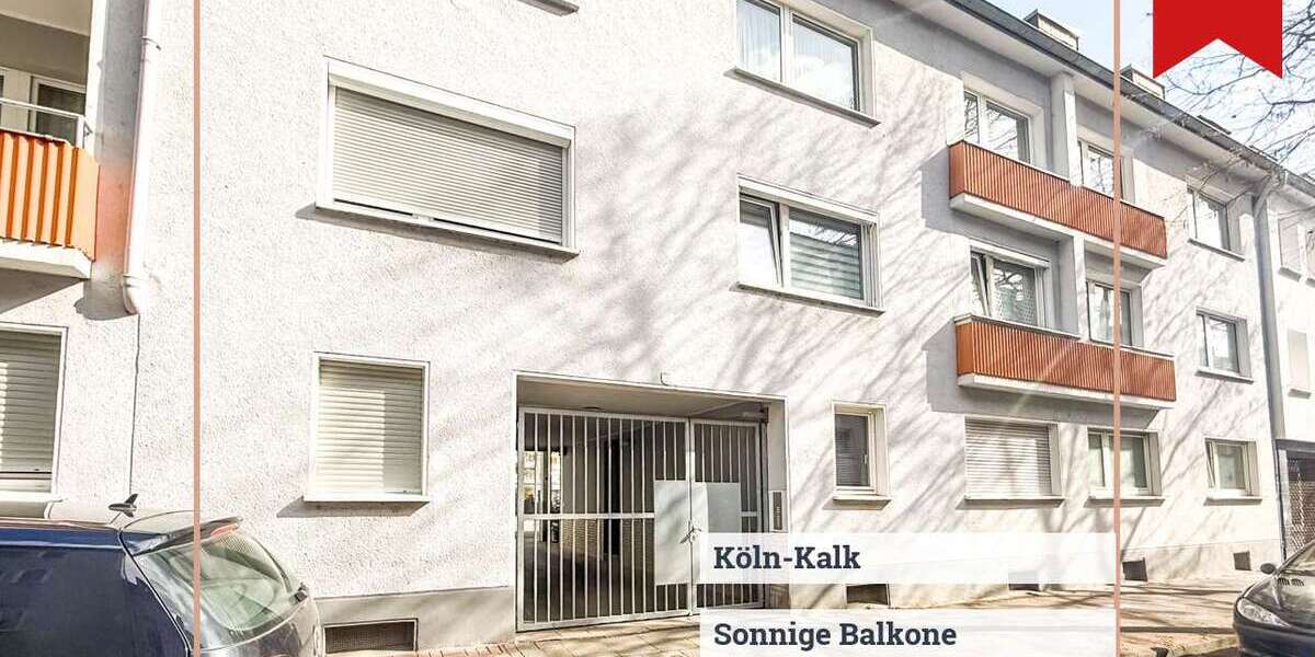 Etagenwohnung Köln / Kalk Kalk - 3 Zimmer, 81 m&sup2;, 289.000&euro; | Angebot:26902874
