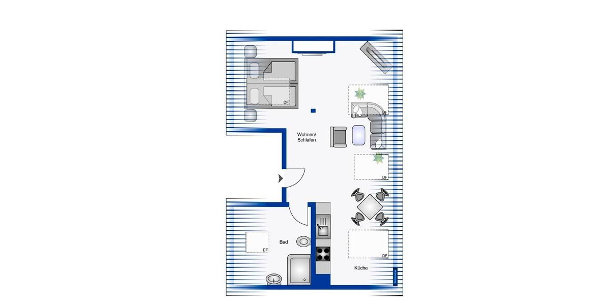 Etagenwohnung Köln Lindenthal - 2 Zimmer, 29 m&sup2;, 248.000&euro; | Angebot:27115000