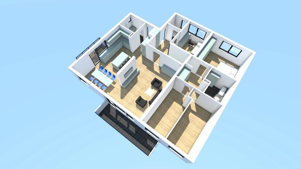 Etagenwohnung Leverkusen Schlebusch - 5 Zimmer, 126 m&sup2;, 460.000&euro; | Angebot:26381433