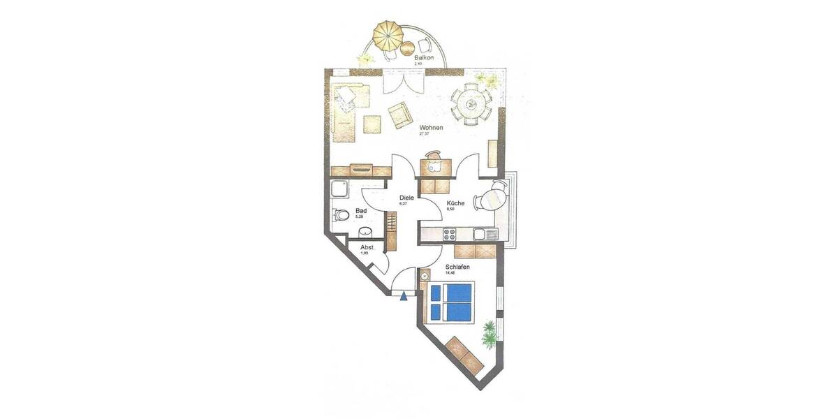Etagenwohnung Bornheim - 2 Zimmer, 66 m&sup2;, 208.000&euro; | Angebot:26686410