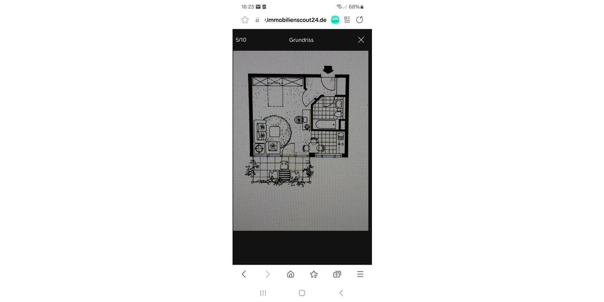 Etagenwohnung Köln Lindenthal - 1 Zimmer, 34 m&sup2;, 650&euro; | Angebot:26356491