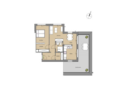 Wohnung Leverkusen Alkenrath - 2 Zimmer, 78 m&sup2;, 1.190&euro; | Angebot:26777277