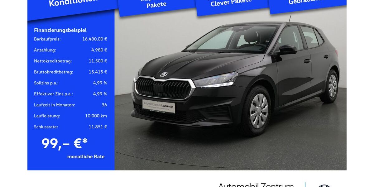 Skoda Fabia 17.258 km 16.480 &euro; Leverkusen 51379