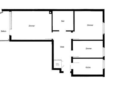 Wohnung Bonn Auerberg - 3 Zimmer, 72 m&sup2;, 745&euro; | Angebot:26651884