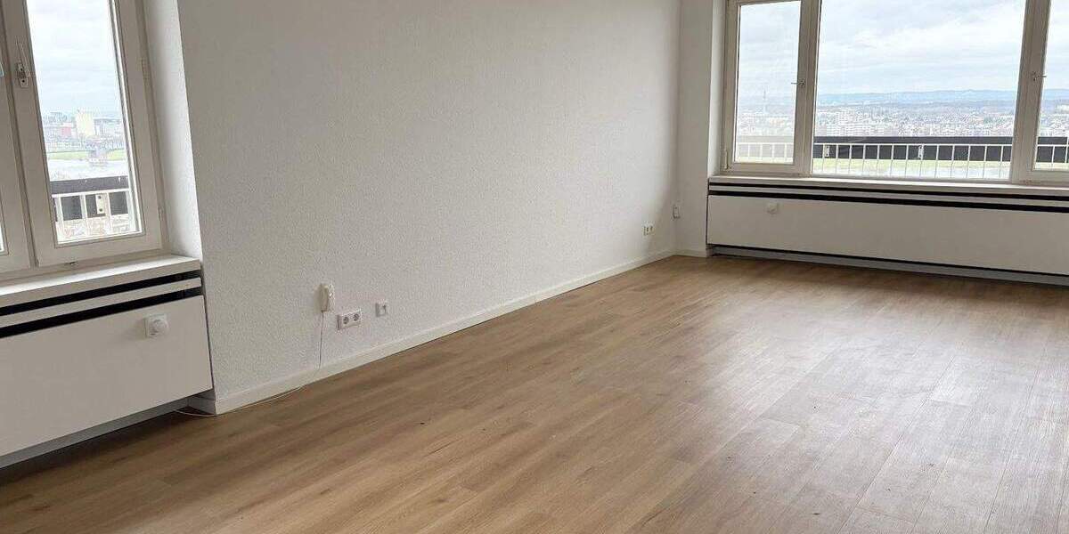 Wohngenuss & Rheinblick, frisch modernisierte 3 Zimmer mit Rundum-Panorama-Balkon, neues Bad, Aufzug 3 zimmer