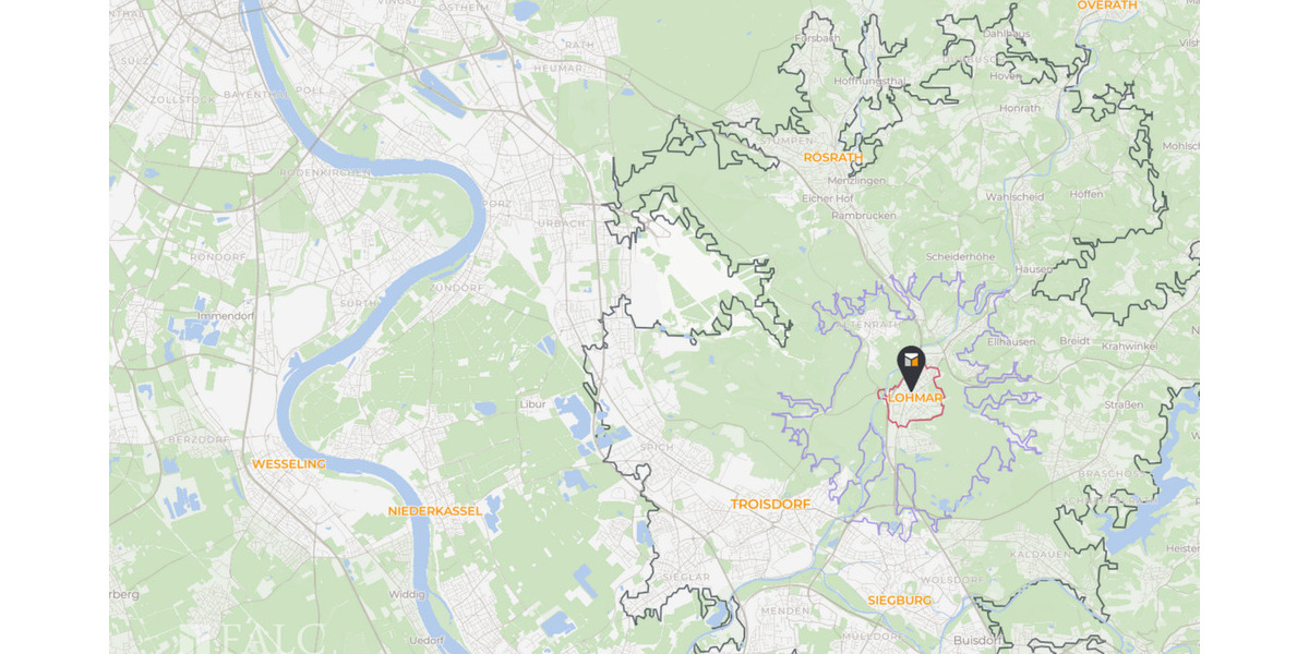 Etagenwohnung Lohmar - 2 Zimmer, 89 m&sup2;, 259.000&euro; | Angebot:25773341