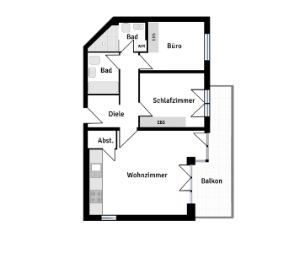 Vermietung einer 3-Zimmer-Balkon-Wohnung in Bonn-Auerberg - 3- Bonn Auerberg | Angebot:27144539