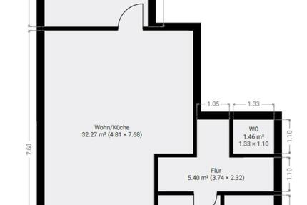 3-Zimmer-Wohnung ca. 60 m² – Erstbezug nach Sanierung mit Garten 3 zimmer