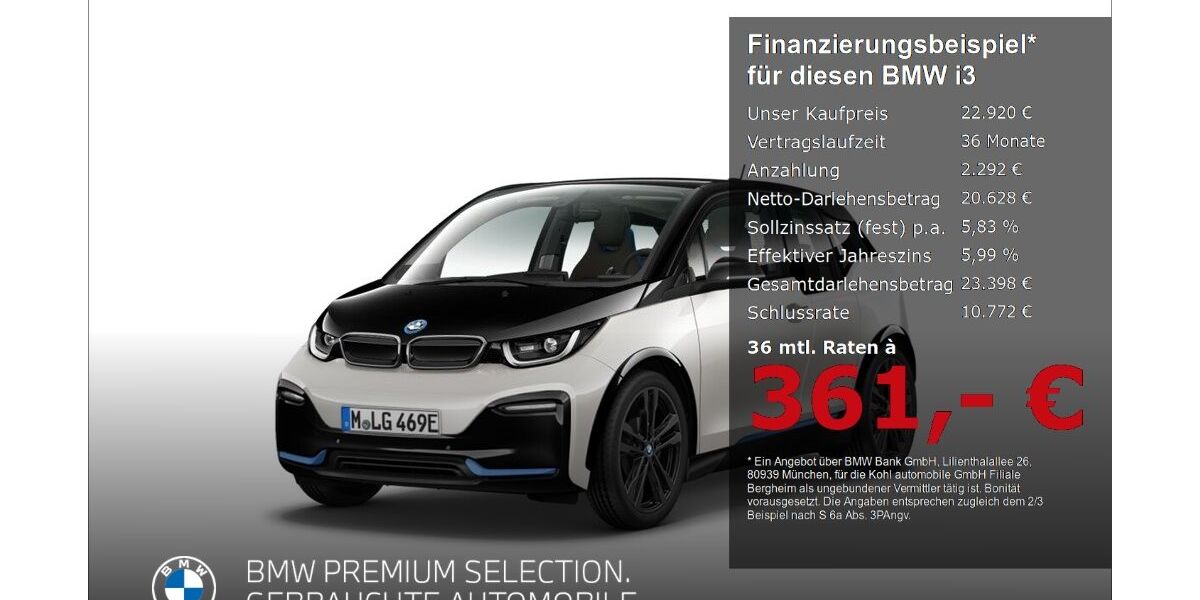 BMW i3 33.628 km 22.920 &euro; Bergheim 50126