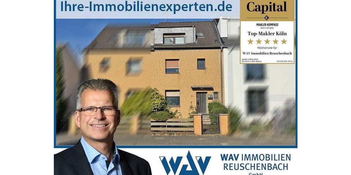 Reihenmittelhaus Köln Sürth - 7 Zimmer, 104 m&sup2;, 475.000&euro; | Angebot:25709852