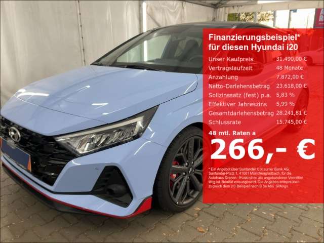 Hyundai i20 7.233 km 31.490 € Euskirchen 53881