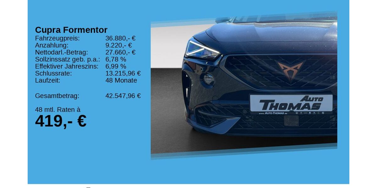 Cupra Formentor 17.951 km 35.880 &euro; Hennef 53773