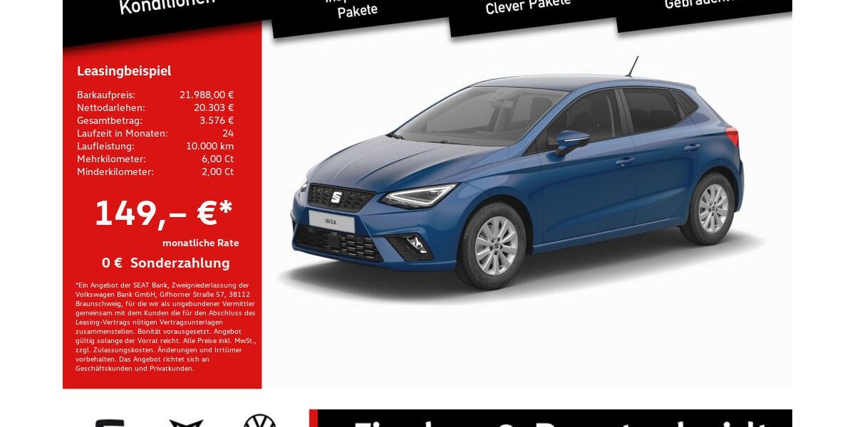 Seat Ibiza 12.904 km 21.988 &euro; Lohmar 53797