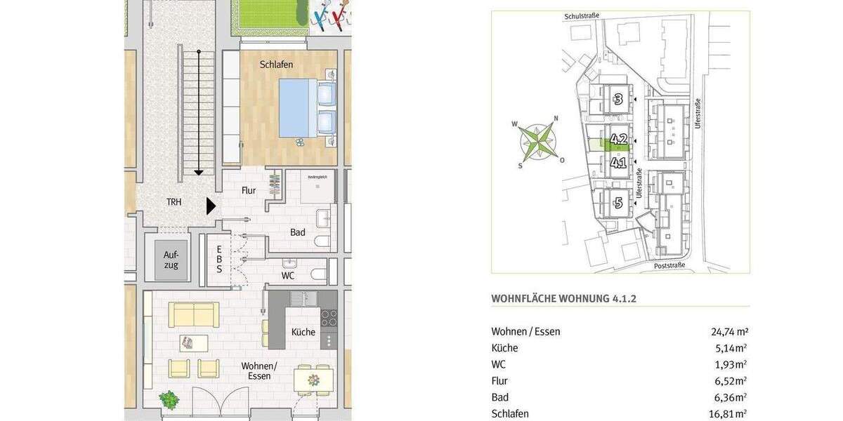Moderne 2-Zimmer-Wohnung in Leichlingen mit Garten und Terrasse 2 zimmer