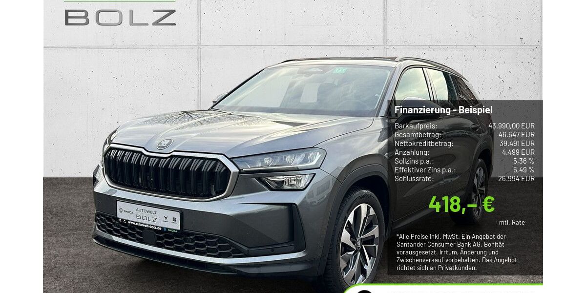 Skoda Kodiaq 6.498 km 43.490 &euro; Pulheim-Brauweiler 50259