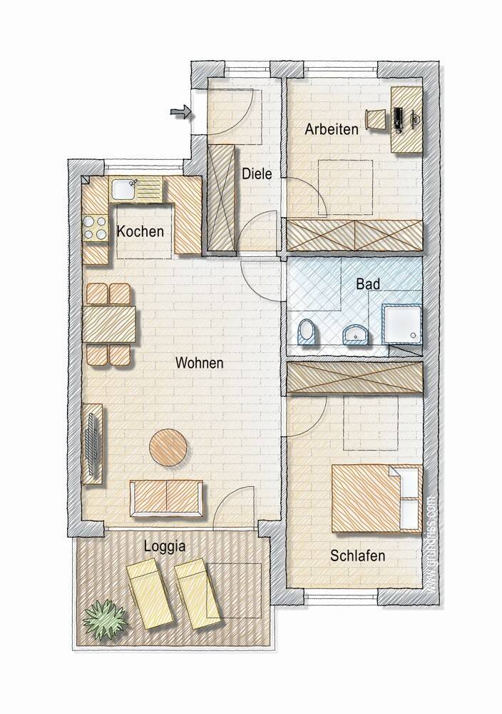Neubaueigentumswohnung in zentraler Lage von Burscheid 3 zimmer