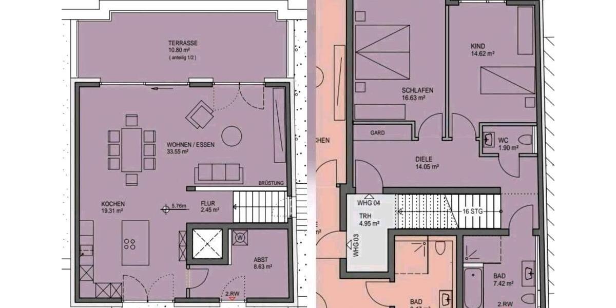 Einfamilienhaus Bonn Küdinghoven - 3.5 Zimmer, 129 m&sup2;, 2.780&euro; | Angebot:27618466