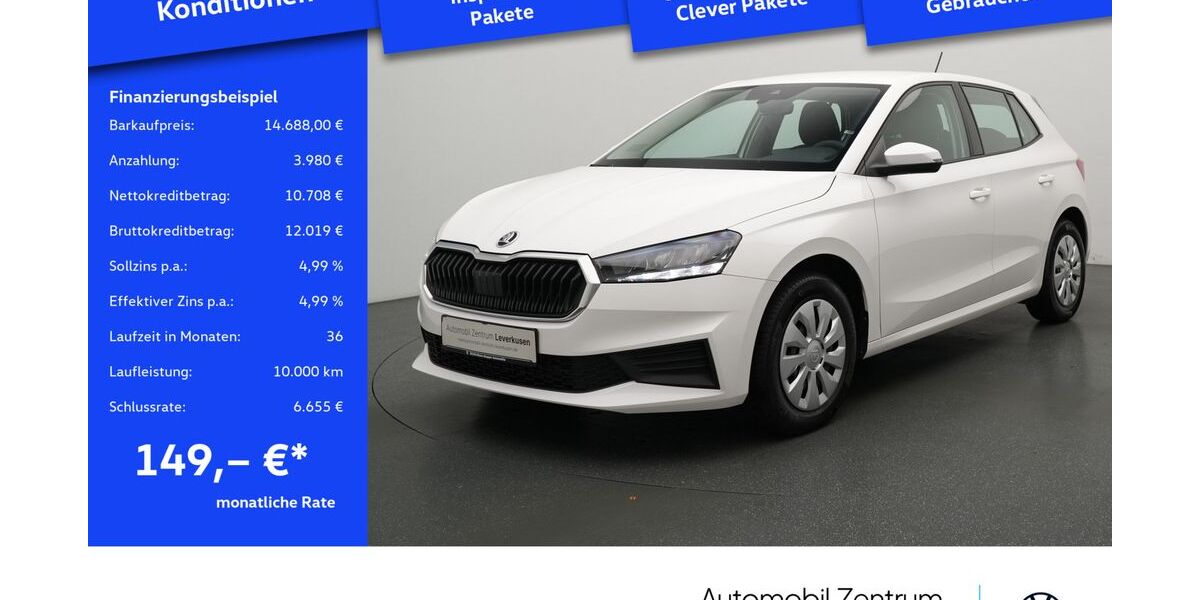 Skoda Fabia 31.530 km 14.380 € Leverkusen 51379