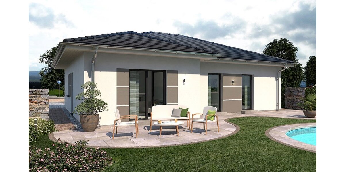 Individuell geplanter Bungalow in Solingen - Flexibles Wohnen auf einer Ebene mit allkauf - Bungalow Solingen Ohligs | Angebot:27698520