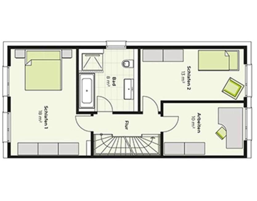 Modernes Eckhaus in Köln teilmöbliert zimmer