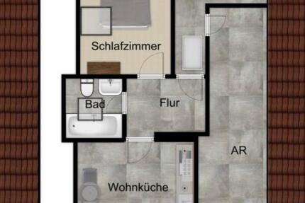 2-Zimmer-Dachgeschoss-Wohnung in Worringen 2 zimmer