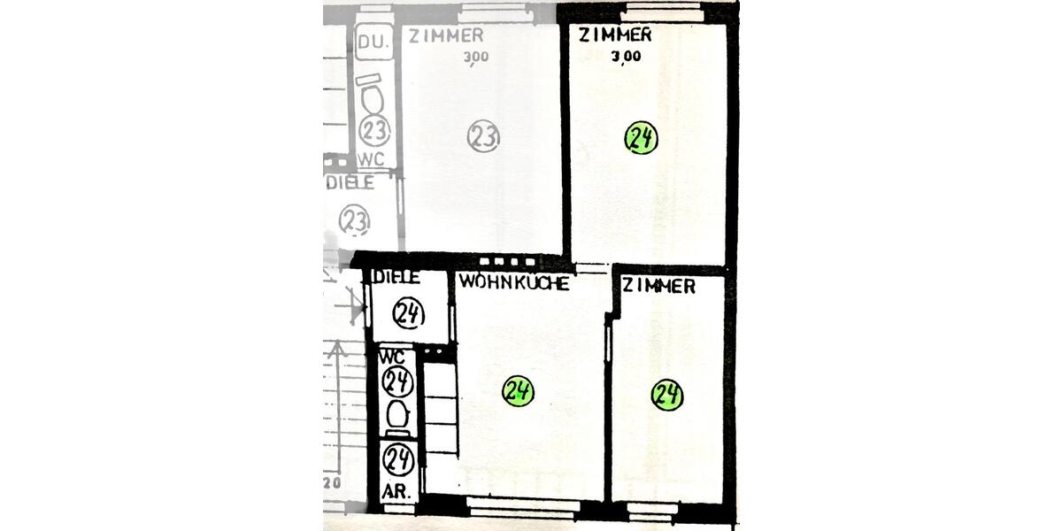 Etagenwohnung Köln Rodenkirchen - 2 Zimmer, 45 m&sup2;, 249.900&euro; | Angebot:27153738