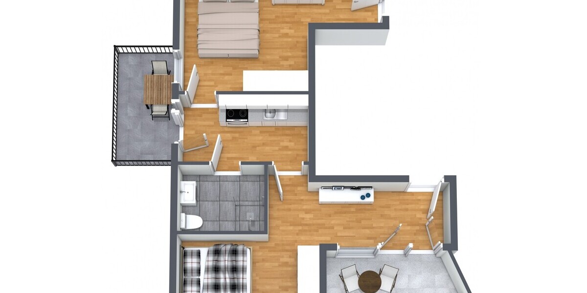 Erstbezug Moderne 2-Zimmer-Wohnung – ideal für WG – mit 2 Balkonen in Poppelsdorf - 2- Bonn / Poppelsdorf Poppelsdorf | Angebot:27482180