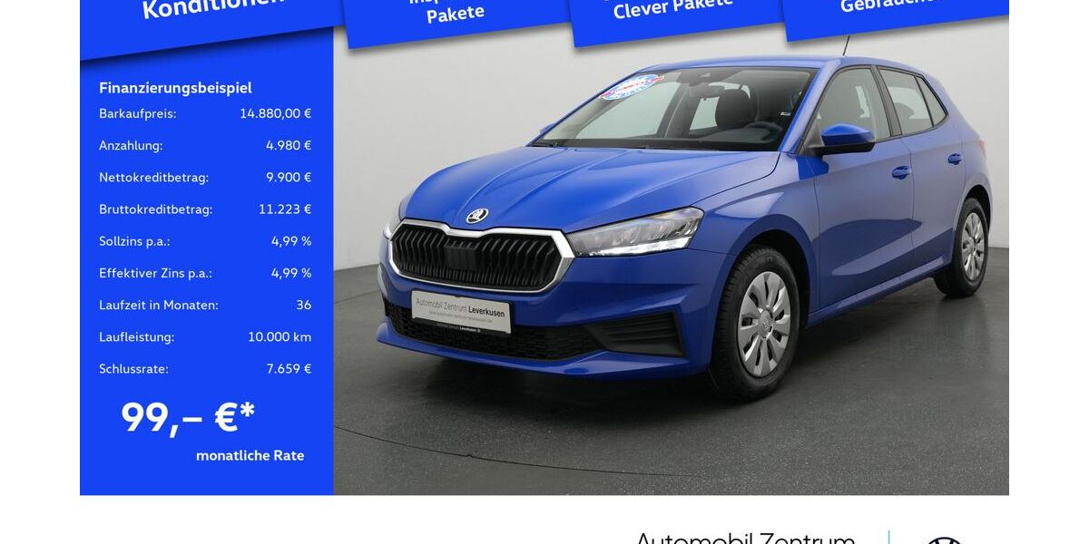 Skoda Fabia 26.782 km 14.480 &euro; Leverkusen 51379