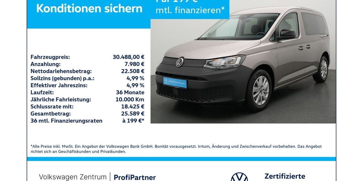 VW Caddy 6.621 km 28.980 &euro; Leverkusen 51379