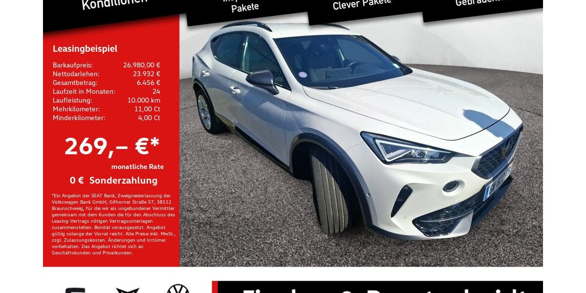 Cupra Formentor 32.106 km 26.980 &euro; Lohmar 53797
