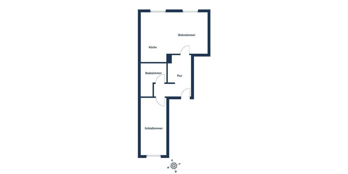 Helle 2-Zimmer-Hochparterrewohnung - frisch saniert, Stellplatz & Keller inklusive 2 zimmer
