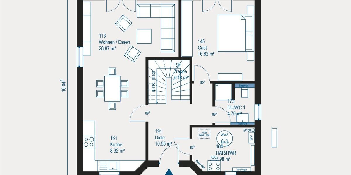 Individuell geplantes Einfamilienhaus - Ihr Wunschhaus mit Flexibilität und Sicherheit! - Einfamilienhaus Erftstadt | Angebot:27342060