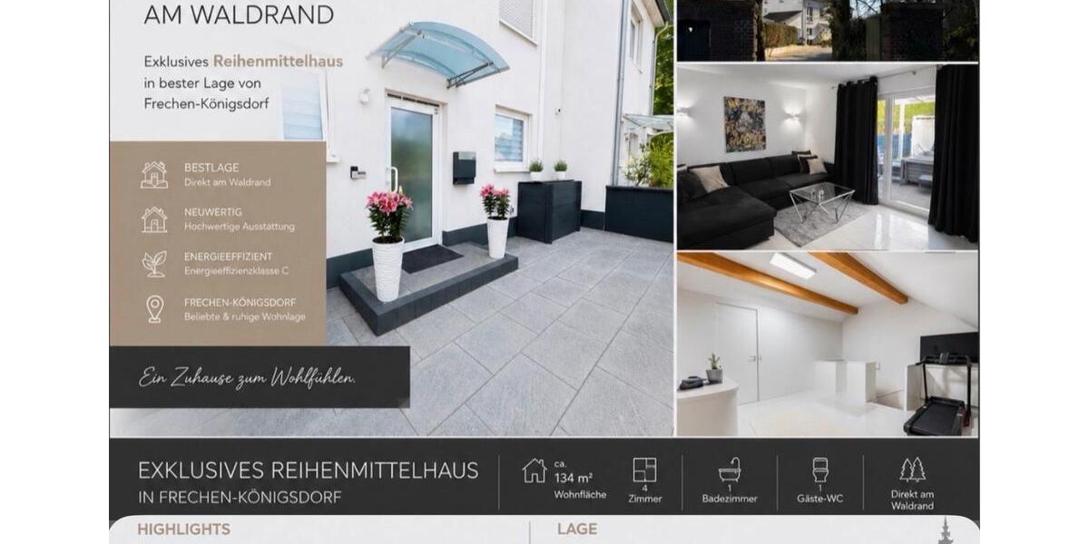 Reihenhaus Frechen - 4 Zimmer, 135 m&sup2;, 684.000&euro; | Angebot:27096838