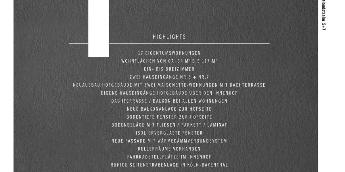 Etagenwohnung Köln Bayenthal - 3 Zimmer, 117 m&sup2;, 659.000&euro; | Angebot:26401827