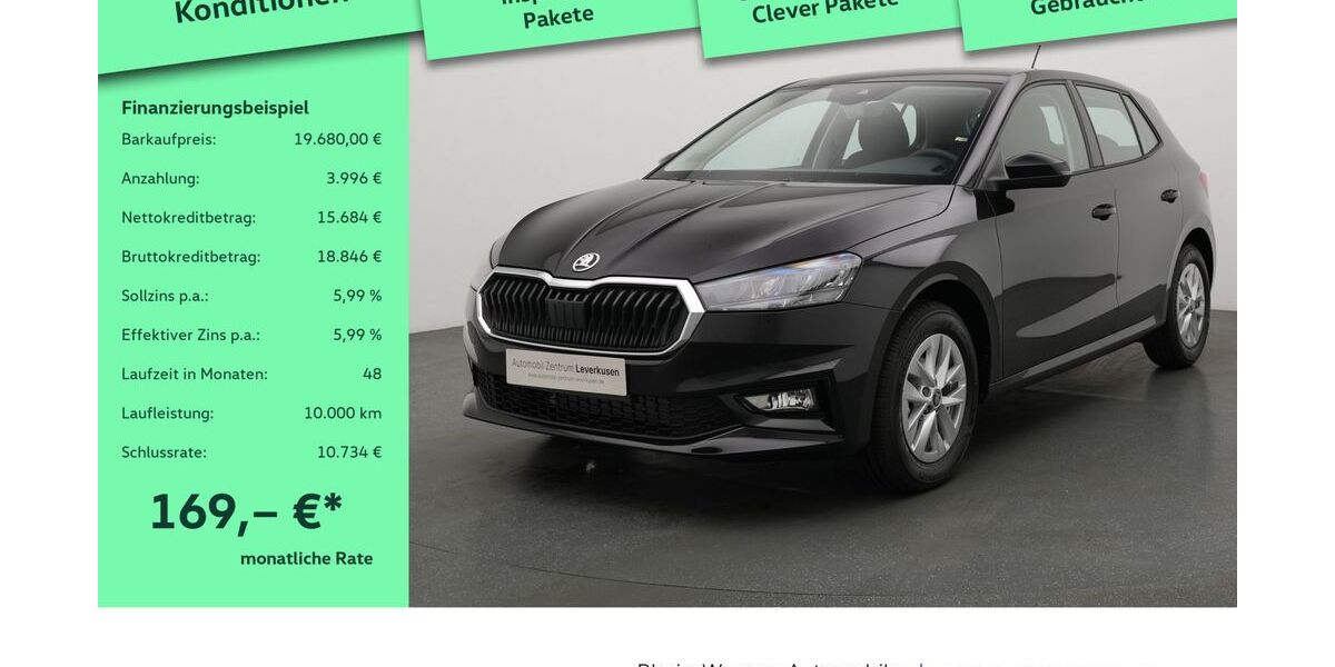 Skoda Fabia 1.009 km 18.980 &euro; Leverkusen 51379