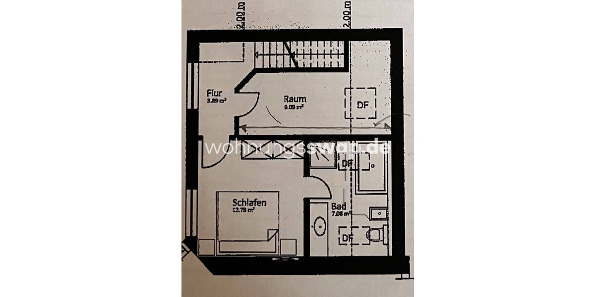 Etagenwohnung Köln Niehl - 3 Zimmer, 94 m&sup2;, 1.050&euro; | Angebot:26013415