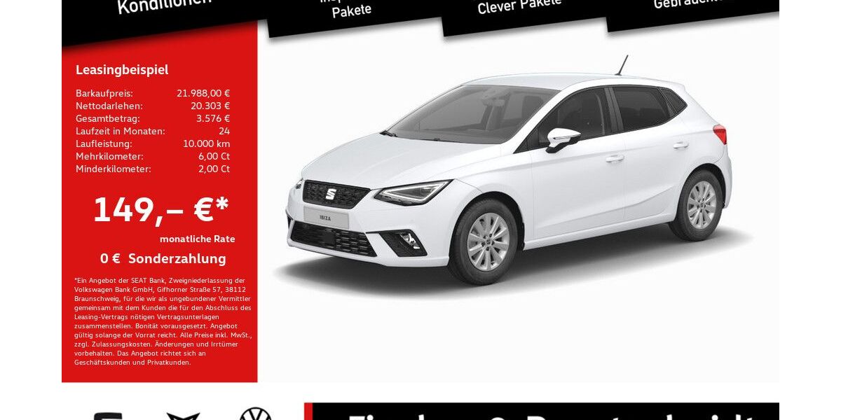 Seat Ibiza 16.927 km 21.988 &euro; Lohmar 53797