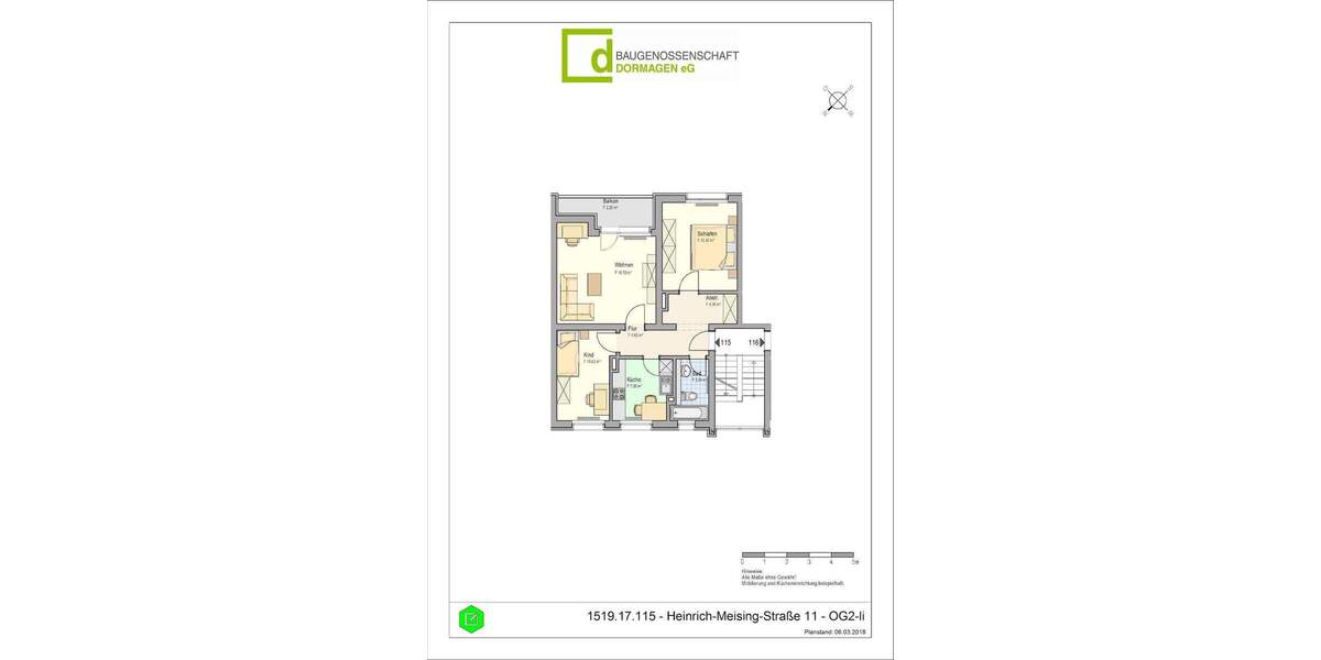 3-Zimmer-Wohnung in Dormagen-Horrem mit Balkon 3 zimmer