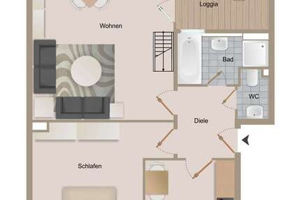 Wohnung zum Mieten in Leverkusen 750 € 75 m²