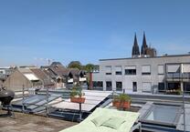 Teilhabe an sweetem Loft mit Domblick-Dachterrasse