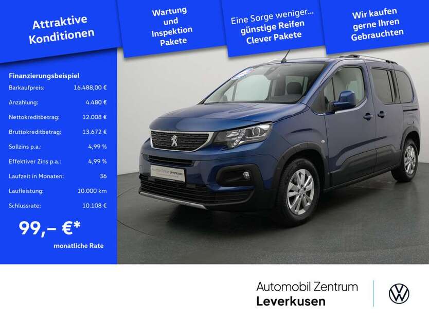 Peugeot Rifter 73.235 km 16.488 € Leverkusen 51379
