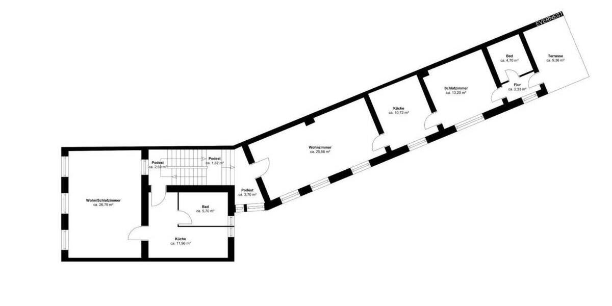 Einmalige Chance! Liebevoll saniertes Denkmal-Mehrfamilienhaus mit genehmigtem Bauprojekt im Garten 1 zimmer