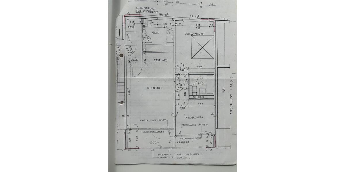 Etagenwohnung Köln Kalk - 3 Zimmer, 72 m&sup2;, 278.000&euro; | Angebot:26022935