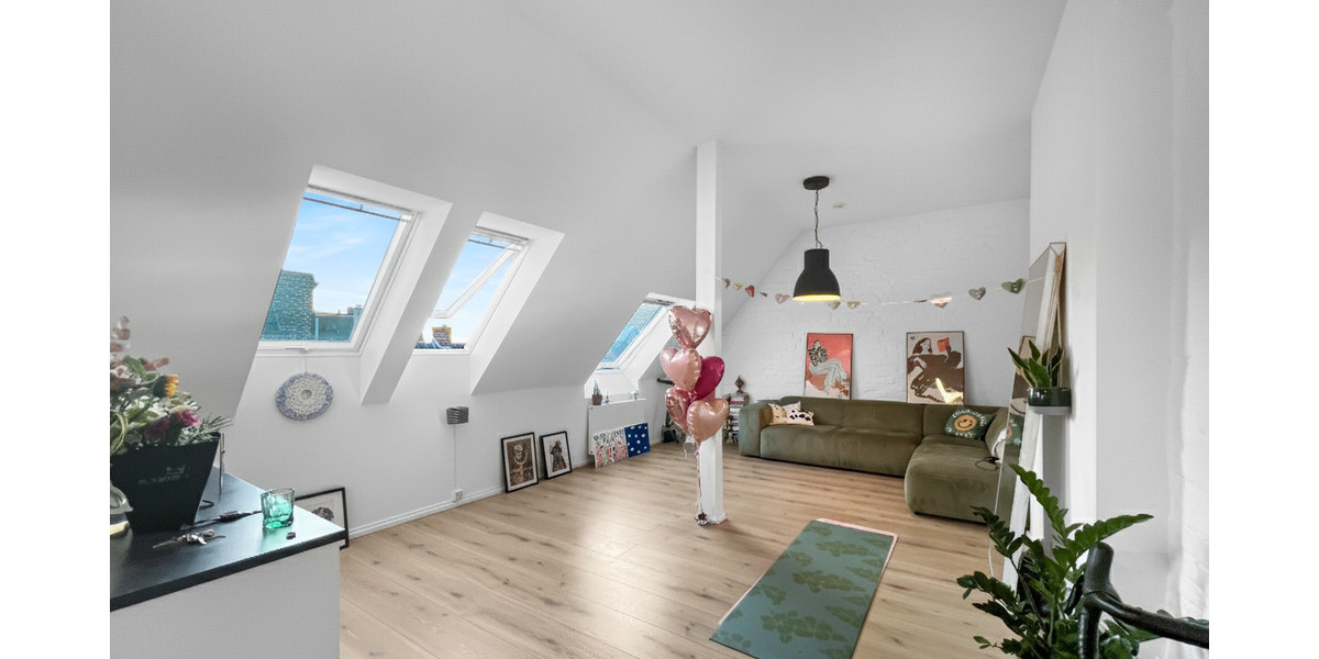 Urban & gemütlich: 2-Zimmer-Dachgeschosswohnung in Mülheim 2 zimmer