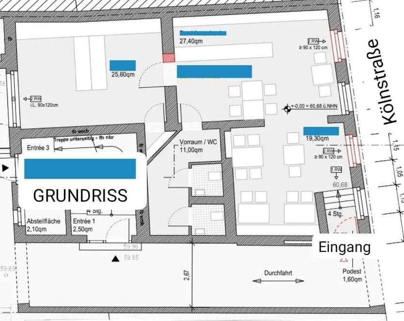 Einzelhandel in Bonn 1.700 € 84 m²