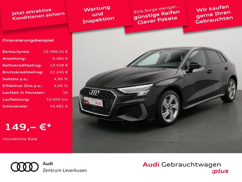 Audi A3 51.998 km 25.980 € Leverkusen 51373
