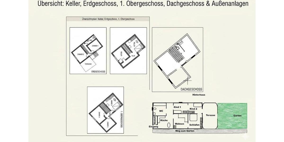 Mehrfamilienhaus, Wohnhaus Bonn Hardtberg - 12 Zimmer, 210 m&sup2;, 550.000&euro; | Angebot:26270955