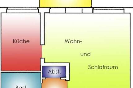 Wohnung Köln Porz - 1 Zimmer, 37 m&sup2;, 179.000&euro; | Angebot:25384340